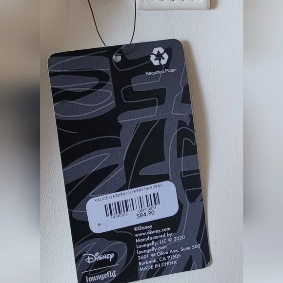 Disney Alice in Wonderland Loungefly white handbag - Picture 2 of 7